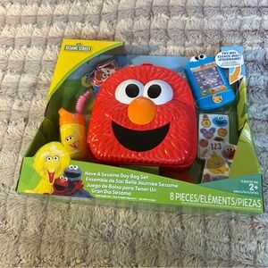 Sesame Street Elmo Red Learning Plush Toy